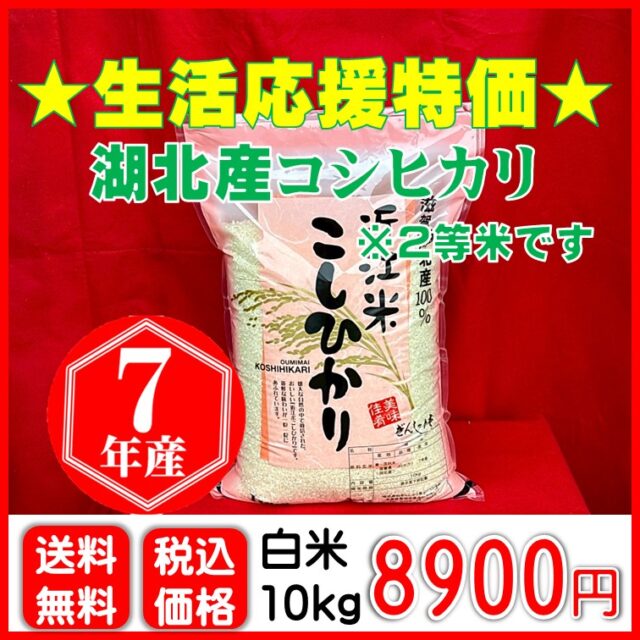 ★生活応援特価★湖北産コシヒカリ 10㎏